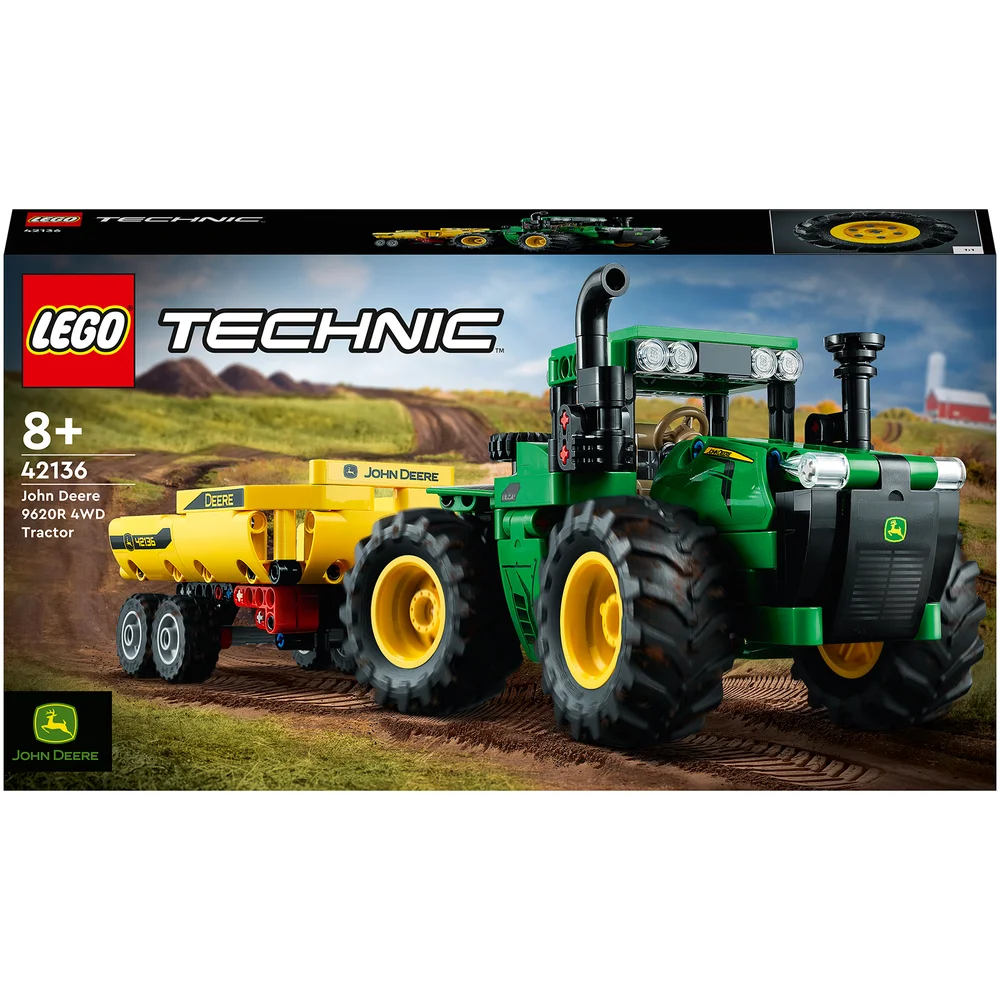 LEGO Technic: John Deere 9620R 4WD Tractor Farm Toy (42136) Image 1