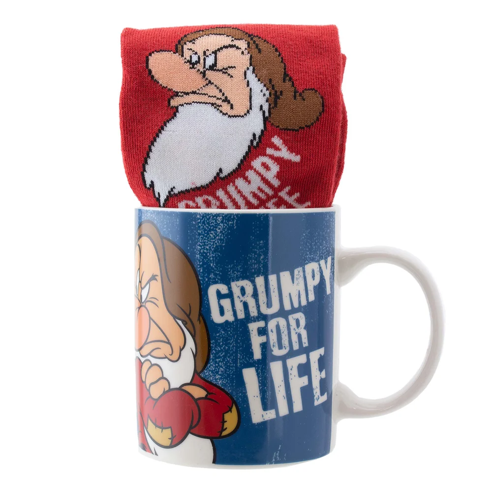Disney Snow White - Grumpy Mug and Socks Image 1