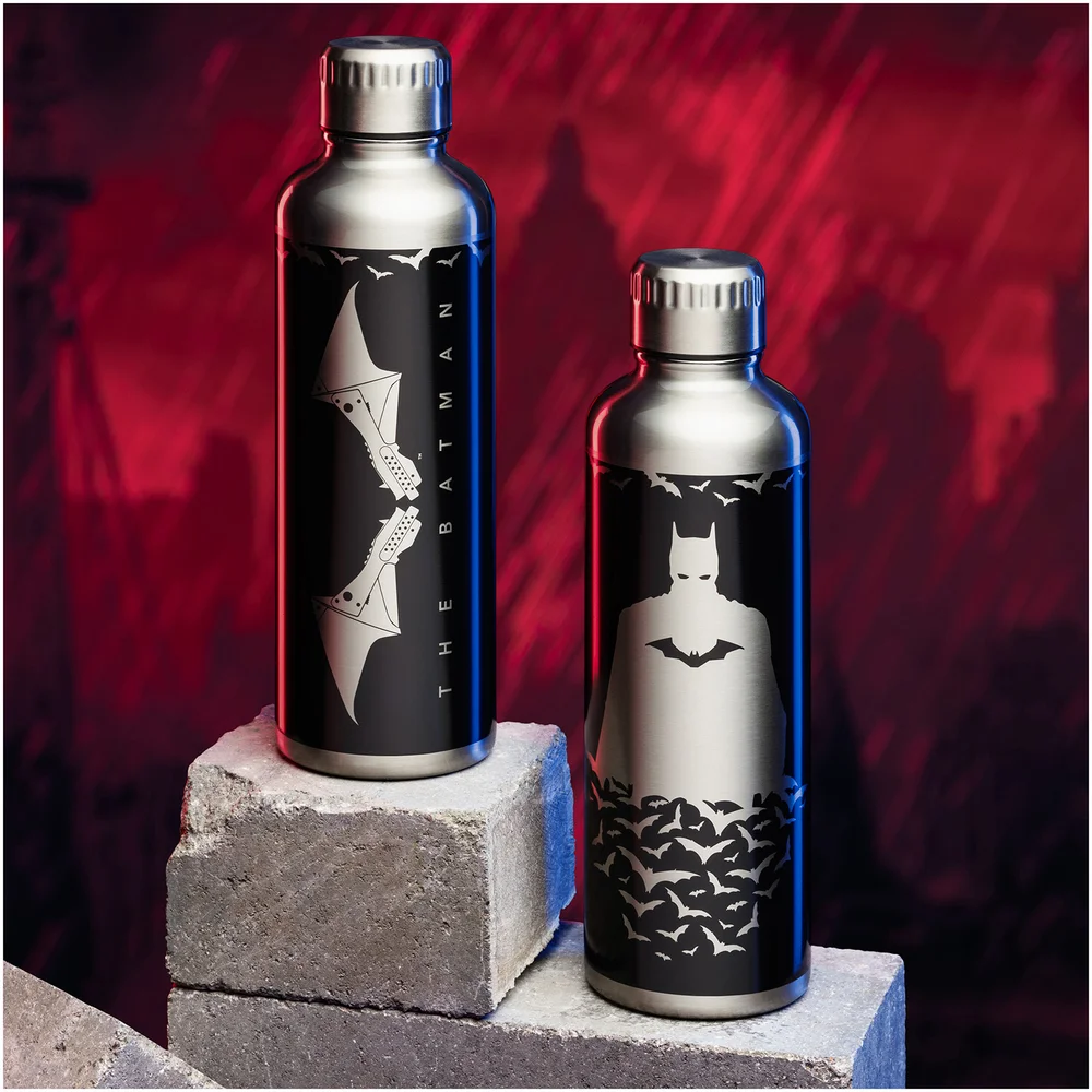 The Batman Metal Water Bottle Image 1
