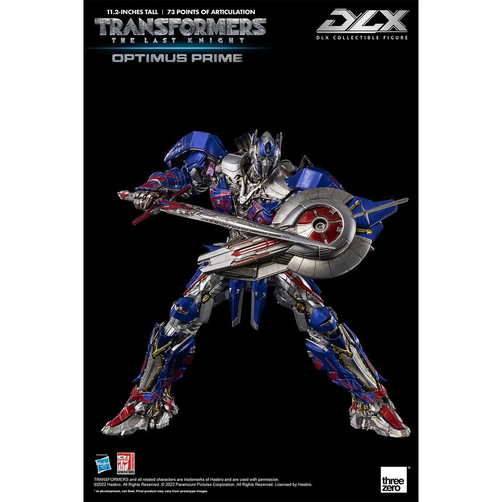 ThreeZero Transformers: The Last Knight DLX Collectible Figure - Optimus Prime Image 1