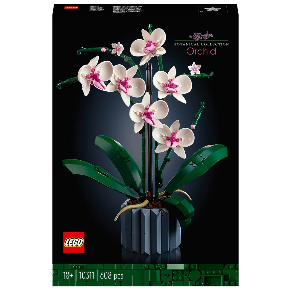 LEGO Icons Orchid Plant & Flowers Set for Adults (10311) Image 1