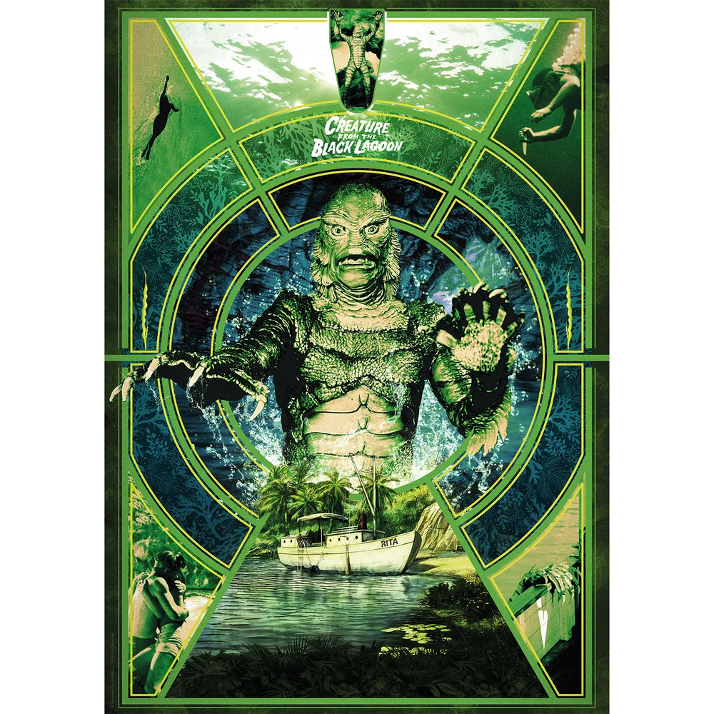 Fanattik Creature from the Black Lagoon Limited Edition Art Print Image 1