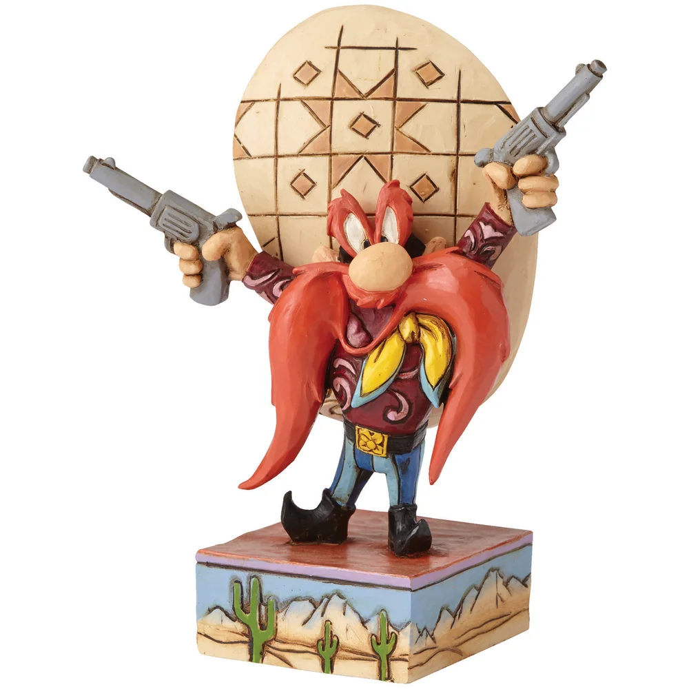 Looney Tunes by Jim Shore 'Cantankerous Cowboy' Yosemite Sam Figurine Image 1