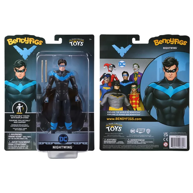Noble Collection DC Comics Nightwing BendyFig 7 Inch Action Figure