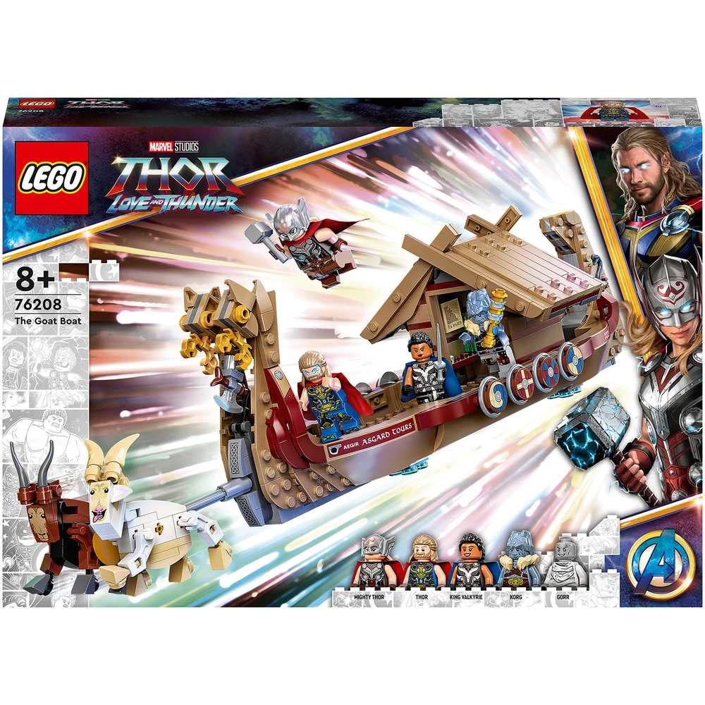 LEGO Marvel The Goat Boat Buildable Thor Toy Ship (76208) Image 1
