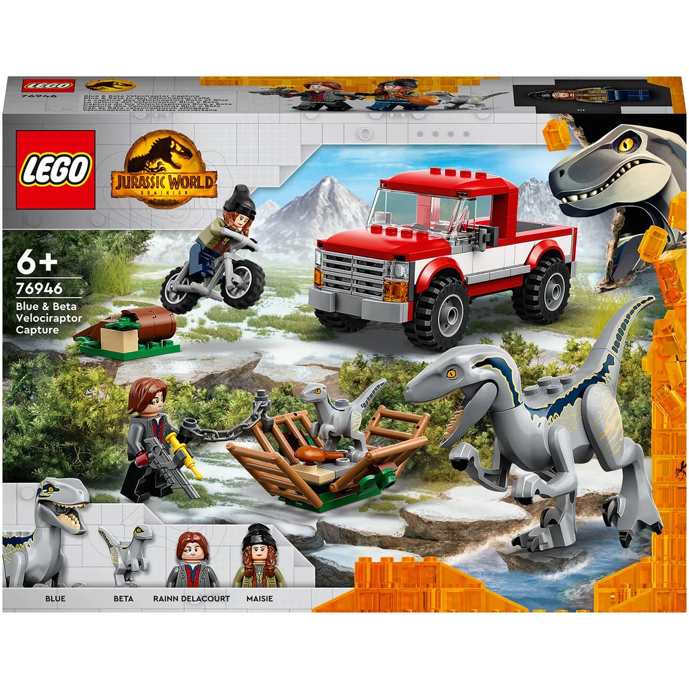LEGO Jurassic World: Blue & Beta Velociraptor Capture Toy (76946) Image 1