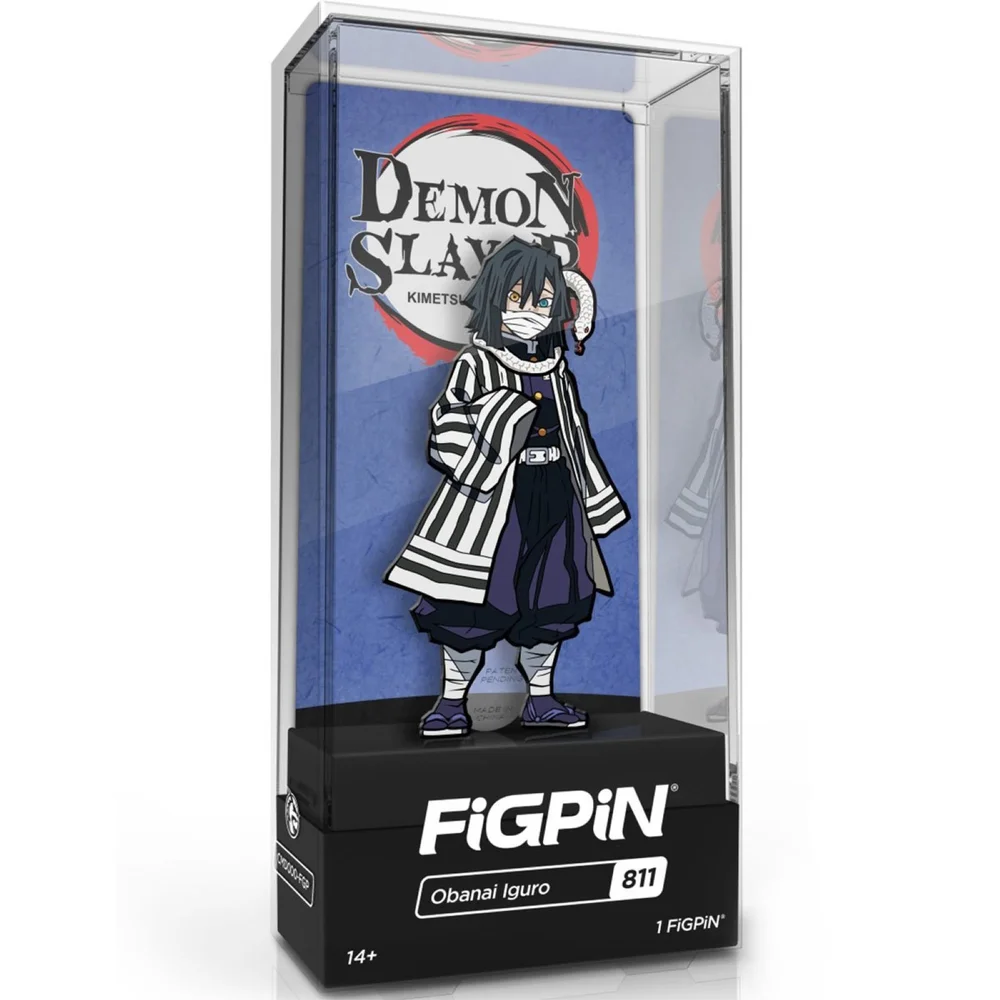 FiGPiN Demon Slayer 3" Enamel Pin - Obanai Iguro Image 1