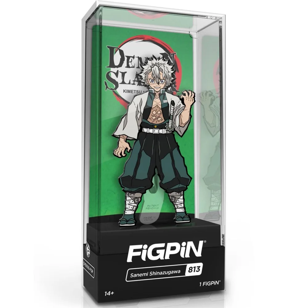 FiGPiN Demon Slayer 3" Enamel Pin - Sanemi Shinazugawa Image 1