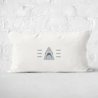 Jaws Mini Shark Rectangular Cushion