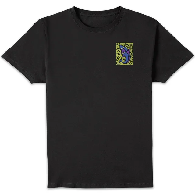 Jaws Doodle Icon Men's T-Shirt - Black