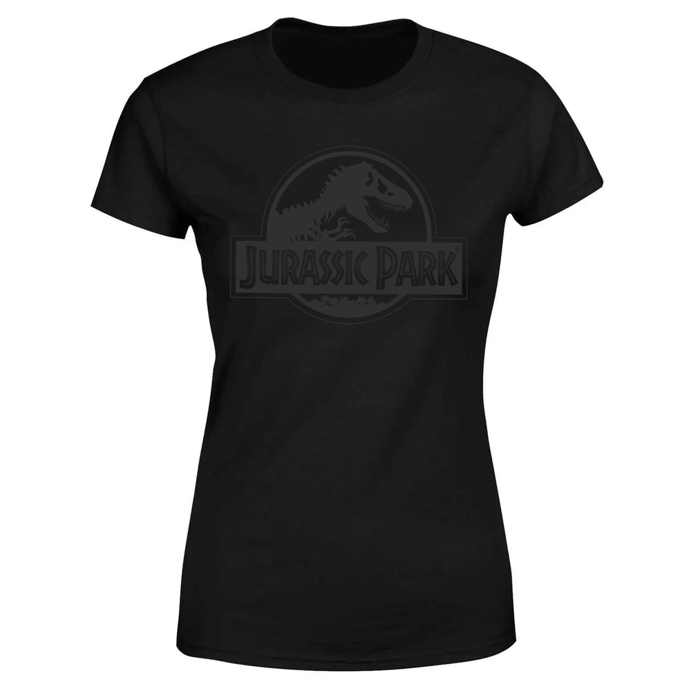 Jurassic Park Monochrome Women's T-Shirt - Black - XS Image 1