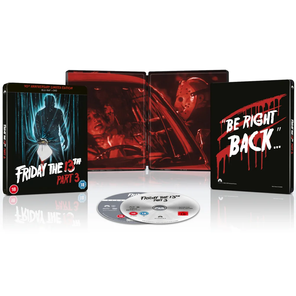 Friday The 13th Part 3 - 40th Anniversary Limited Edition Steelbook Image 1