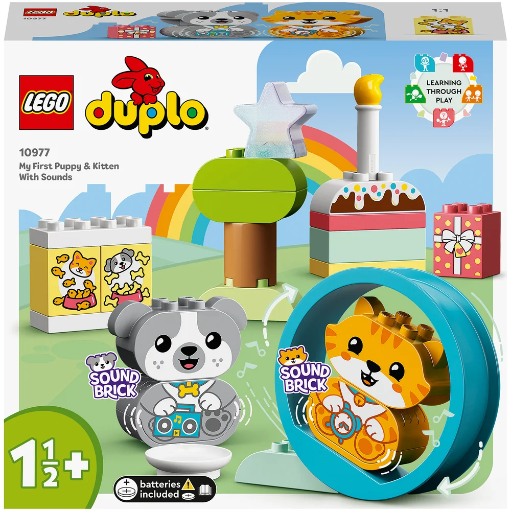 LEGO DUPLO My First: Puppy & Kitten with Sounds Pet Toy (10977) Image 1