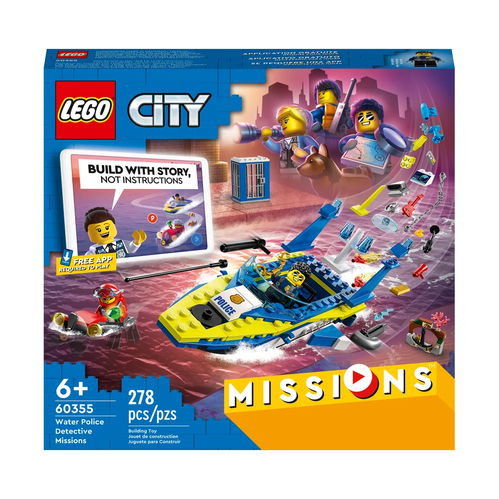 LEGO City: Water Police Detective Missions Set with App (60355) Image 1