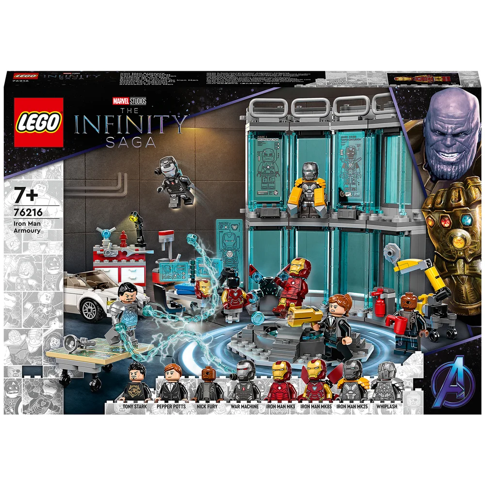 LEGO Marvel Iron Man Armory Avengers Buildable Toy (76216) Image 1