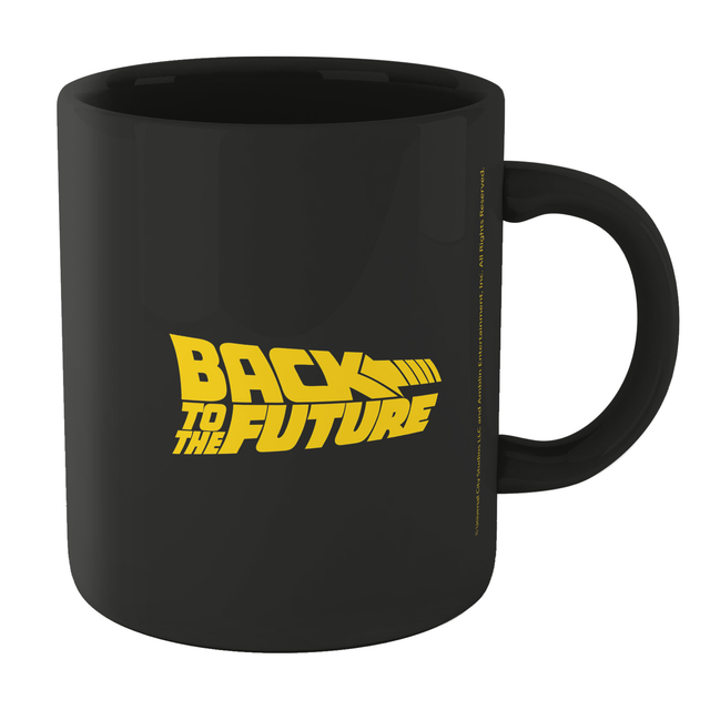 Back To The Future BTTF Icons Mug - Black