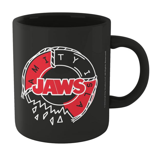 Jaws Amity Island Jaws Of Death Mug - Black