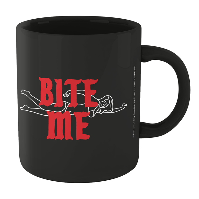 Jaws Bite Me Mug - Black