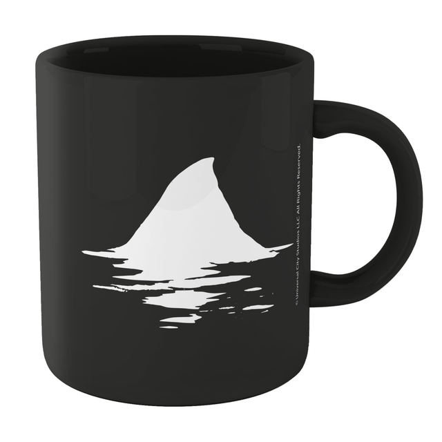 Jaws Shark Silhouette Mug - Black