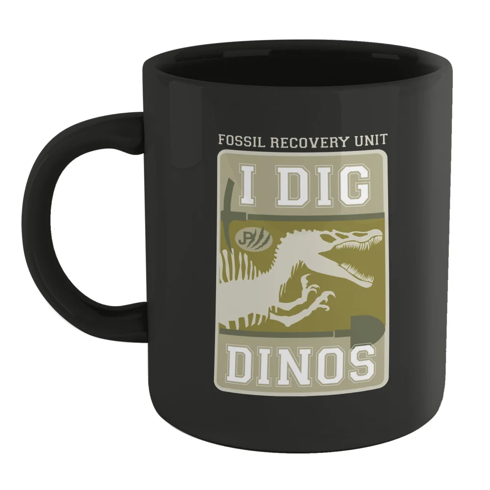 Jurassic Park Fossil Recovery Unit Mug - Black Image 1