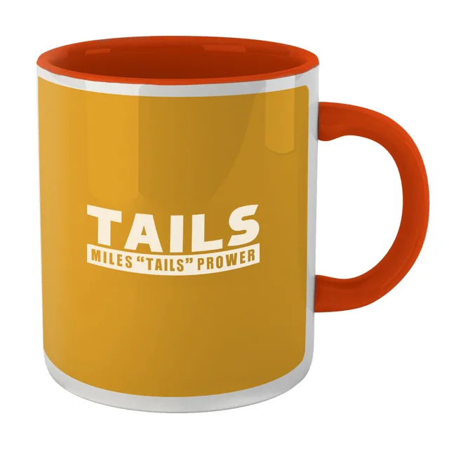 Sonic The Hedgehog Tails Face Mug - Orange