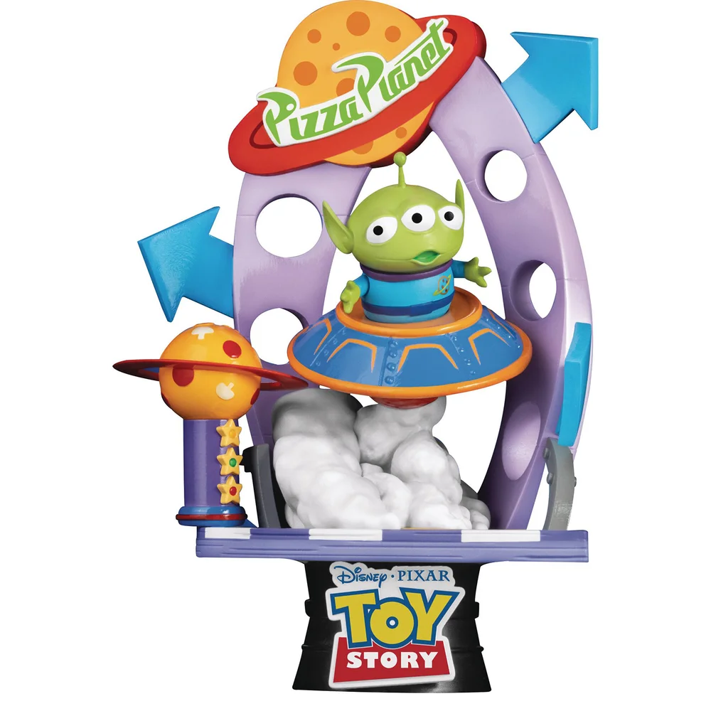 Beast Kingdom Toy Story D-Stage Diorama - Alien Racing Car Image 1