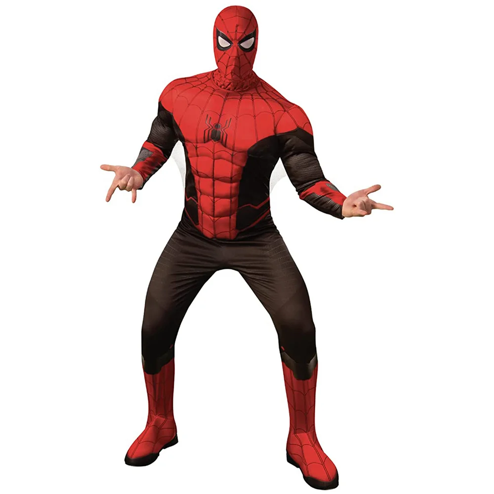 Official Rubies Marvel Spider-Man 3 No Way Home Adult Deluxe Costume – Standard Size Image 1