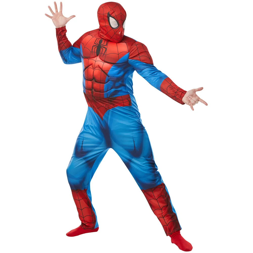 Official Rubies Marvel Spider-Man Adult Deluxe Costume - Standard Size Image 1
