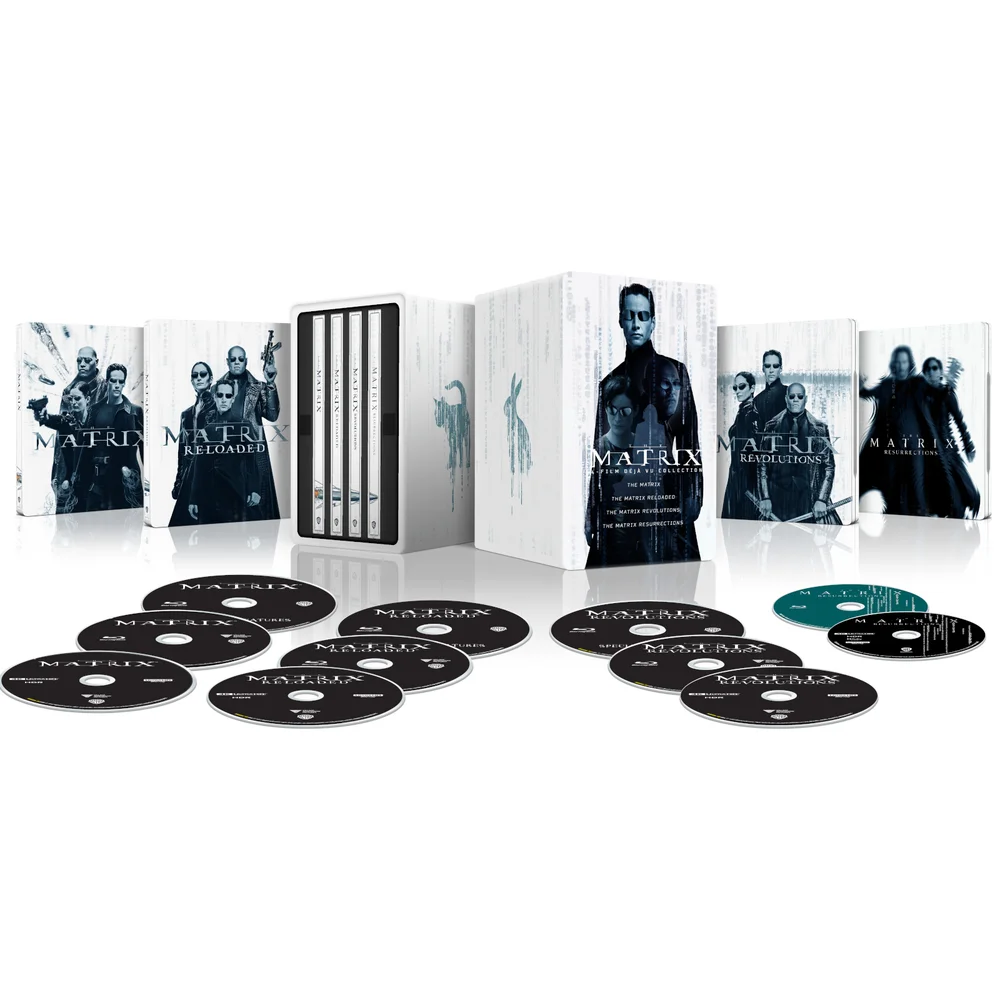 The Matrix 4-Film Collection 4K Ultra HD Steelbook Boxset (includes Blu-ray) Image 1
