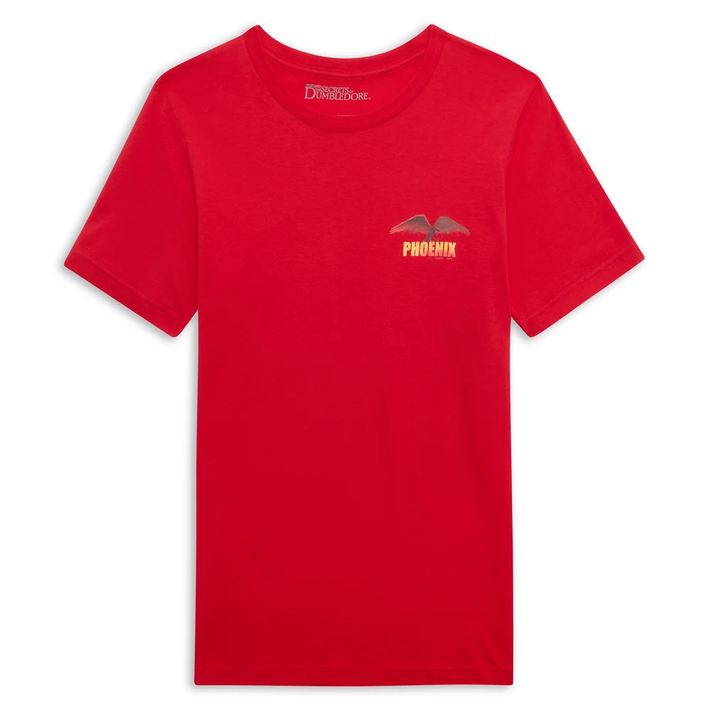 Fantastic Beasts Phoenix Unisex T-Shirt - Red - M Image 1