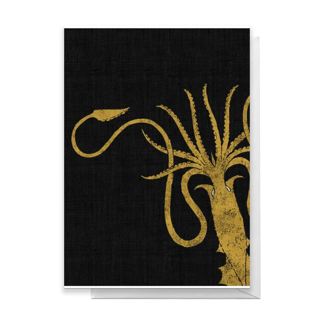 Game of Thrones House Greyjoy Greetings Card - Standard Card Image 1