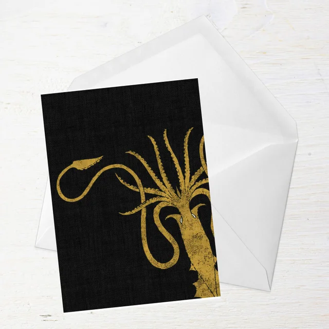 Game of Thrones House Greyjoy Greetings Card