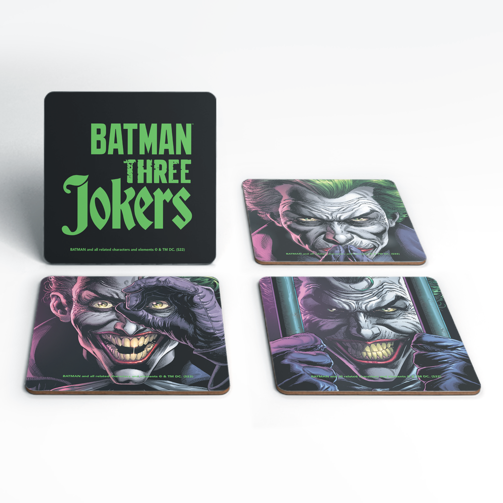 Batman Jokers Three Coaster Set Image 1