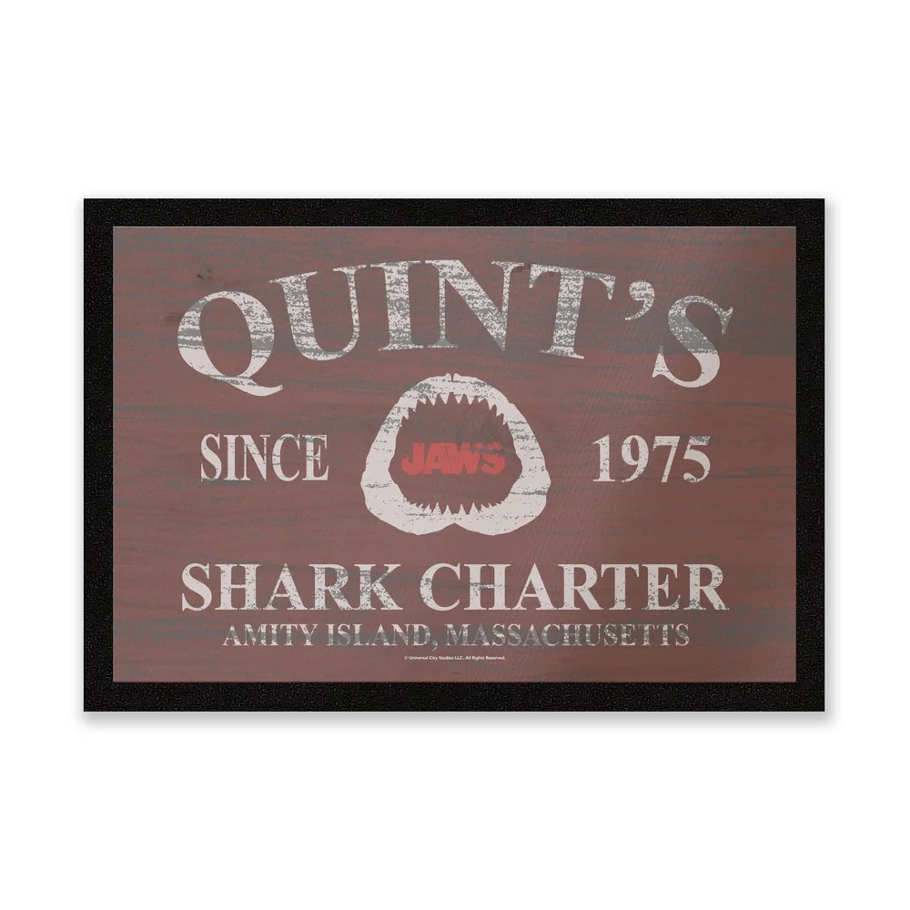 Jaws Quints Shark Charter Entrance Mat Image 1