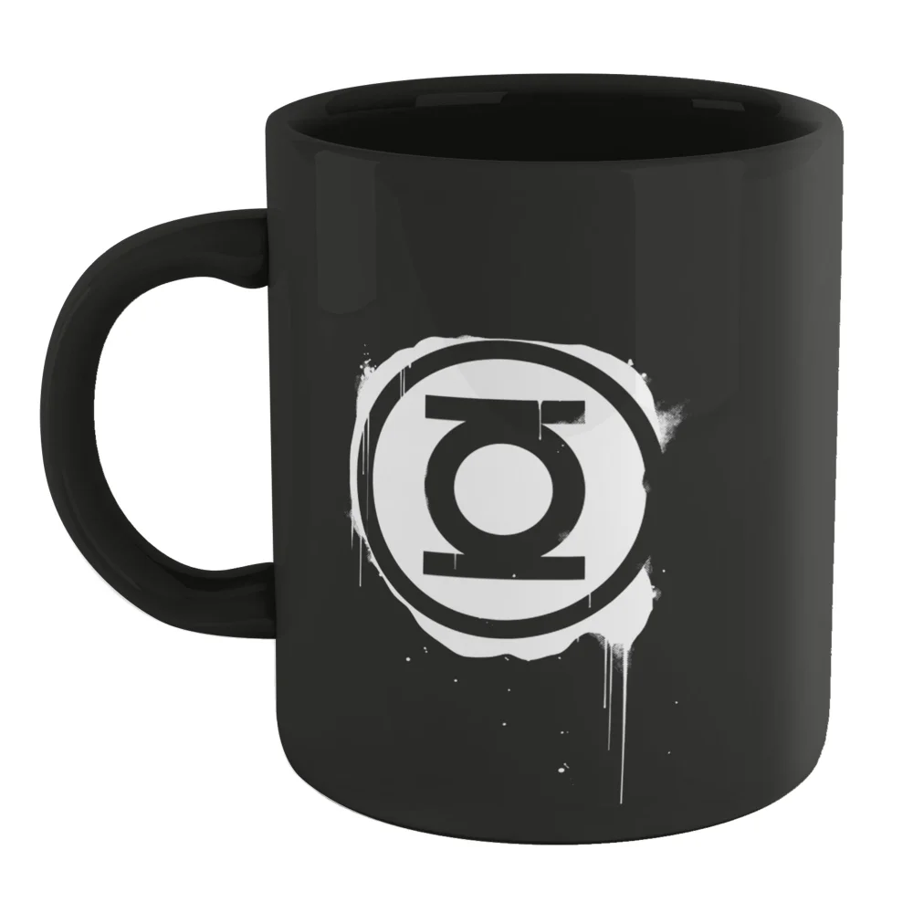 Green Lantern Graffiti Mug - Black Image 1