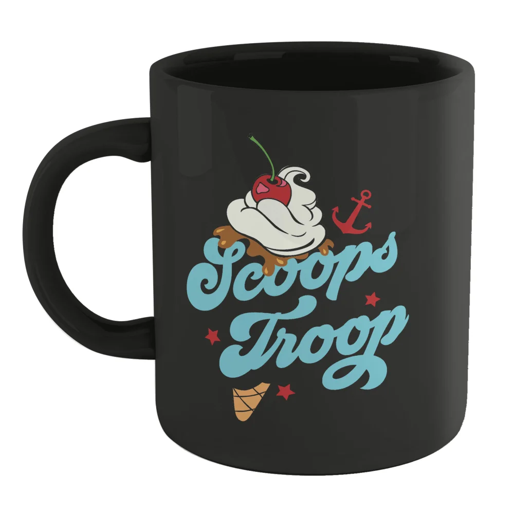 Stranger Things Scoop Troop Mug - Black Image 1