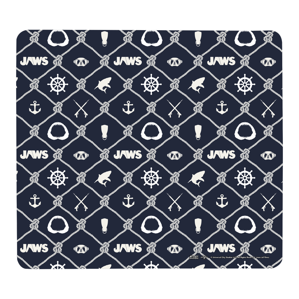 Jaws Icons Gaming Mouse Mat - Small Image 1