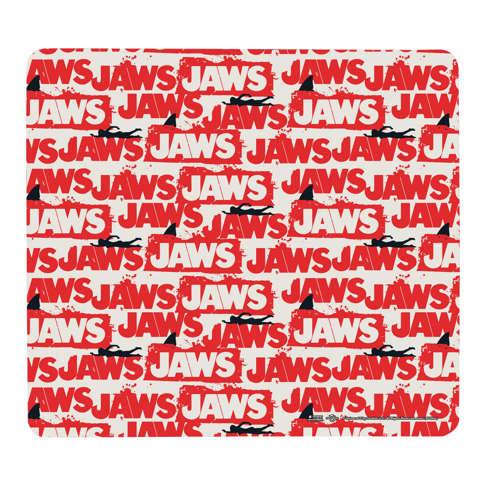 Jaws Logo Gaming Mouse Mat - Small Image 1