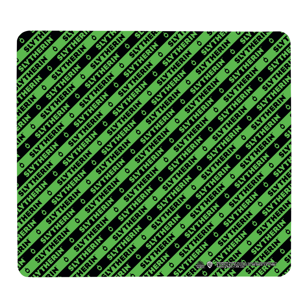 Harry Potter Slytherin Pattern Gaming Mouse Mat - Small Image 1