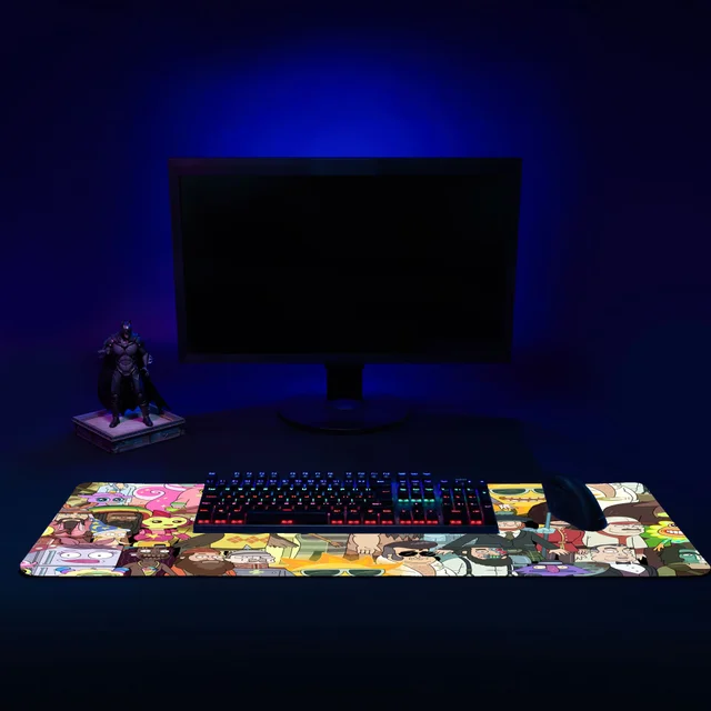 Rick and Morty Parasites Gaming Mouse Mat