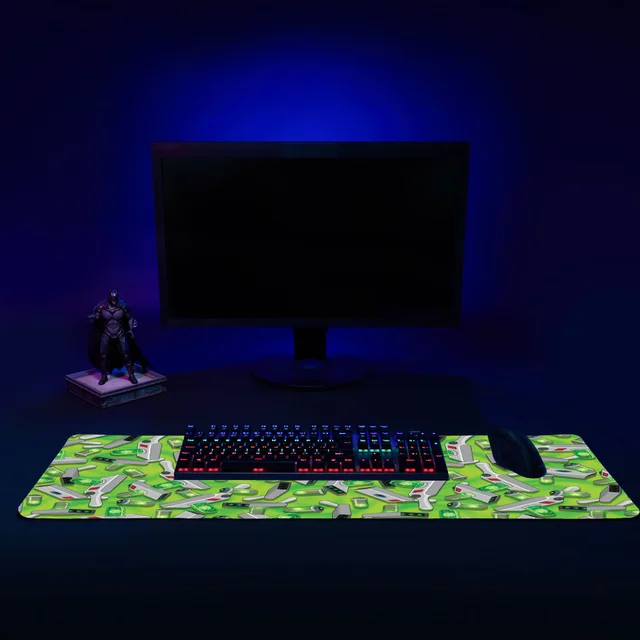 Rick and Morty Portal Gun Gaming Mouse Mat
