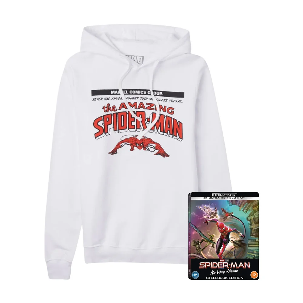 Spider-Man: No Way Home Zavvi Exclusive 4K UHD Steelbook & Hoodie Bundle - S Image 1