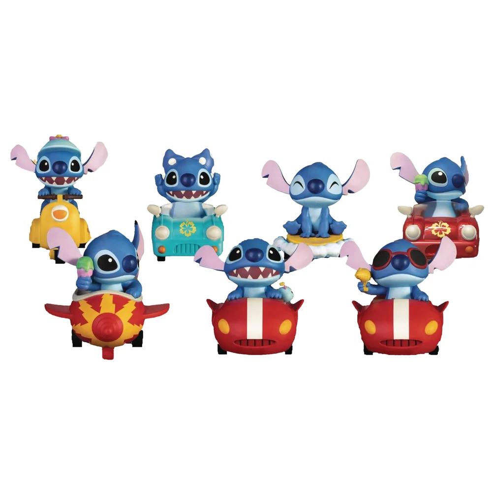 Beast Kingdom Pull Back Car 6pc Set - Lilo & Stitch Image 1