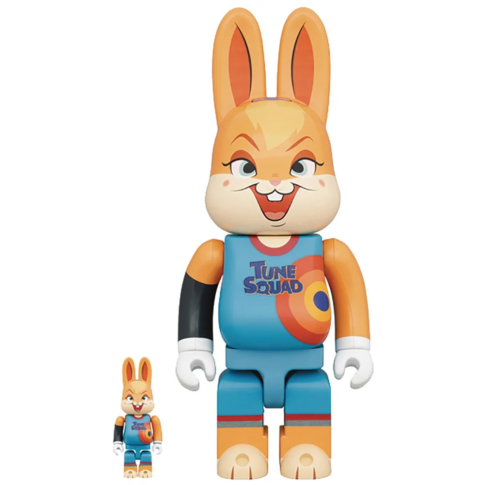 Medicom Space Jam 2 100% & 400% Be@rbrick 2-Pack - Lola Bunny Image 1