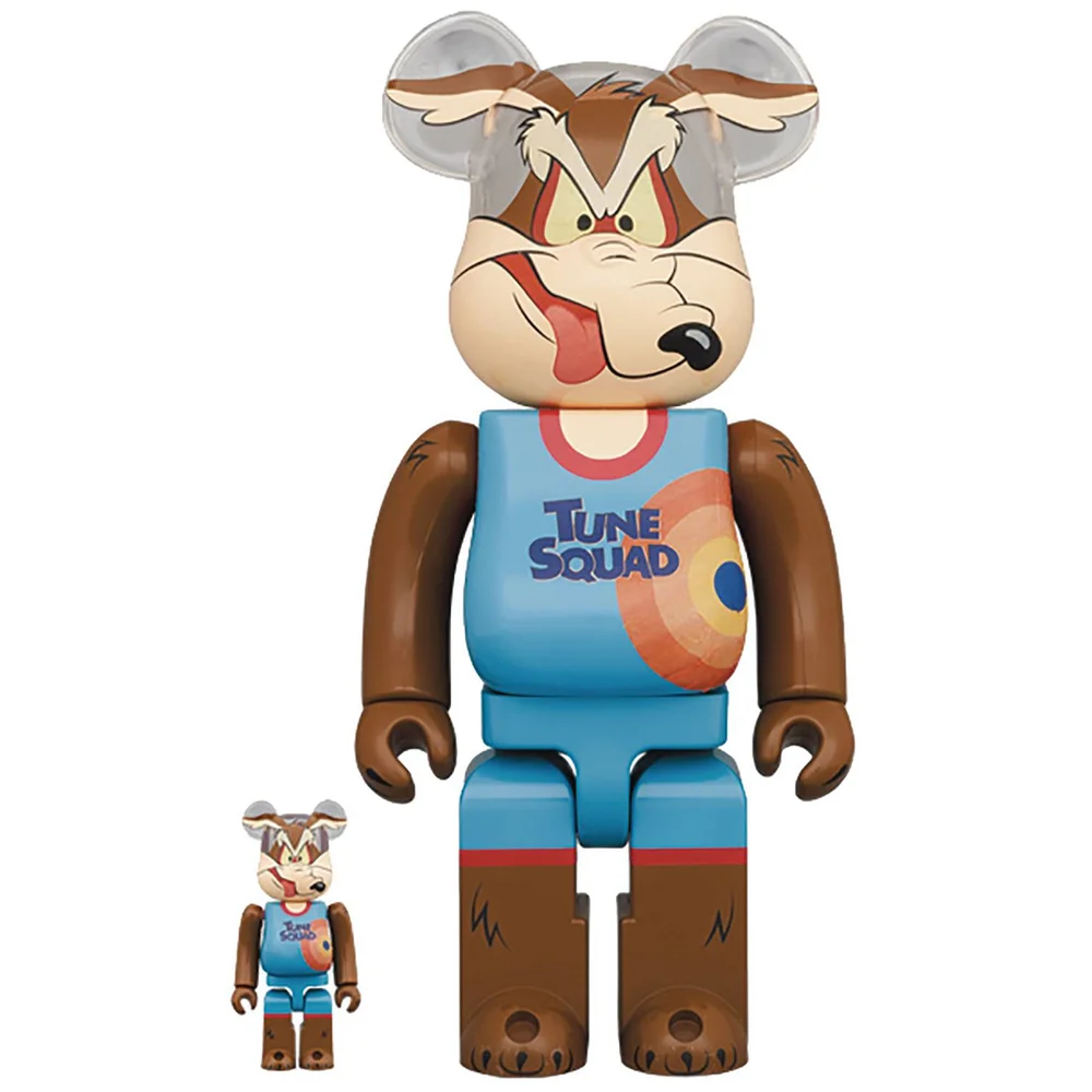 Medicom Space Jam 2 100% & 400% Be@rbrick 2-Pack - Wile E. Coyote Image 1
