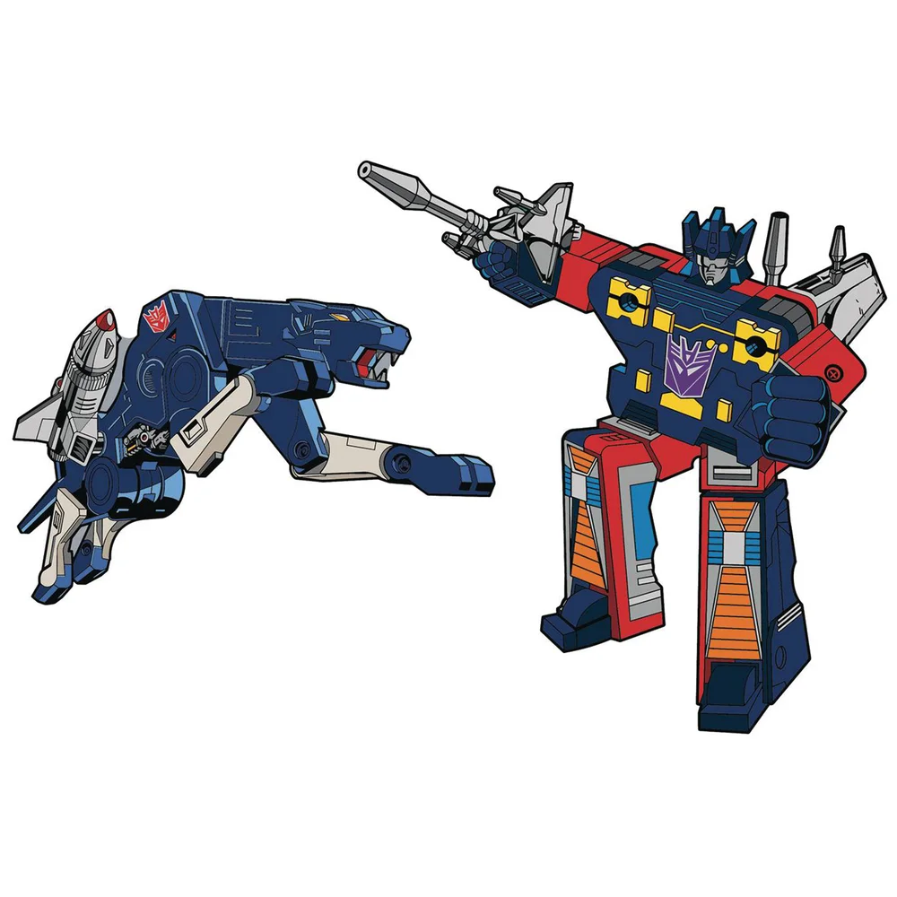 Transformers Retro Pin Set 2-pack - Ravage & Rumble Image 1