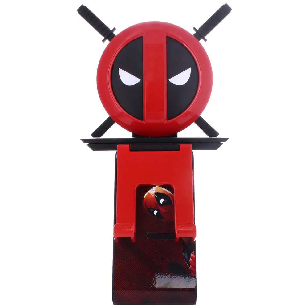 Cable Guys Marvel Deadpool Emblem Light Up Ikon Controller and Smartphoner Stand Image 1