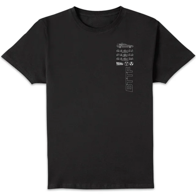 Back To The Future 88MPH Men's T-Shirt - Black
