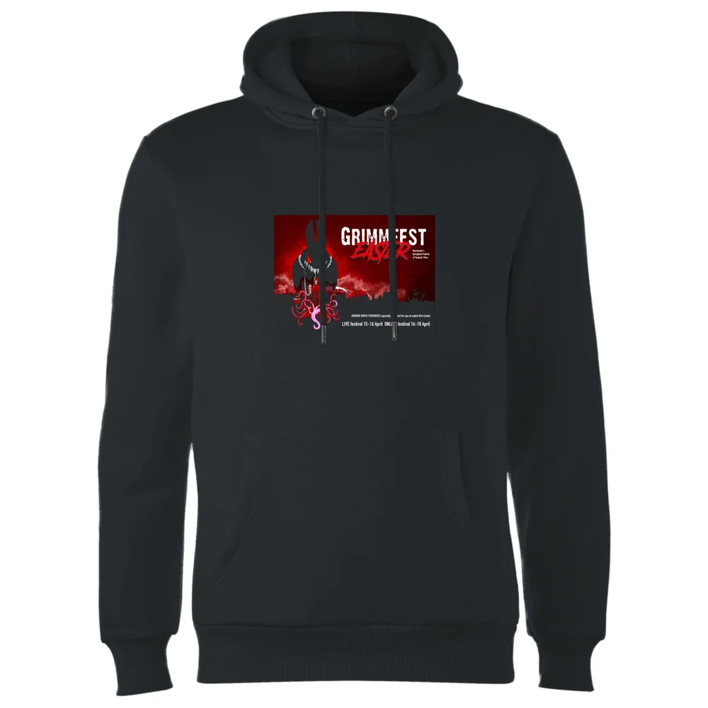Grimmfest 2022 Easter Bunny Hoodie - Black - S Image 1