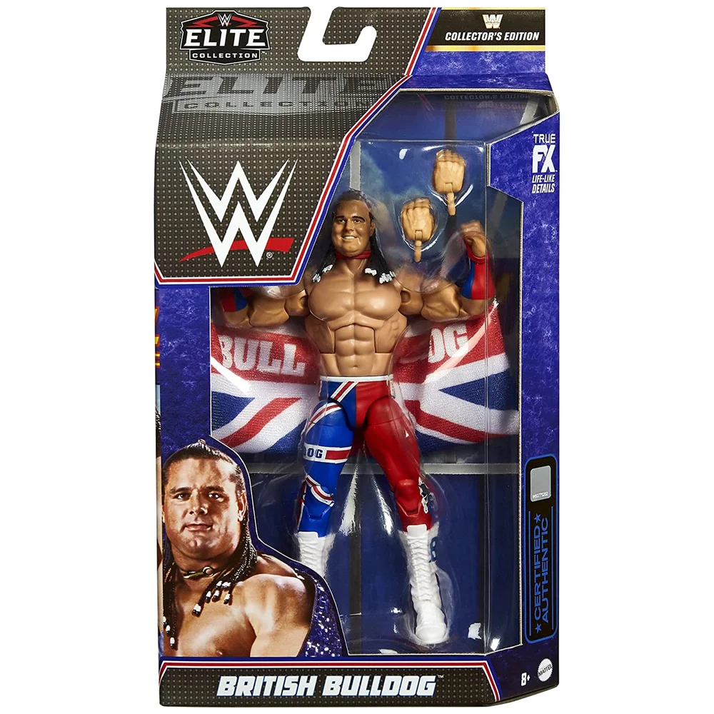 Mattel WWE Elite Collection Action Figure - British Bulldog Image 1